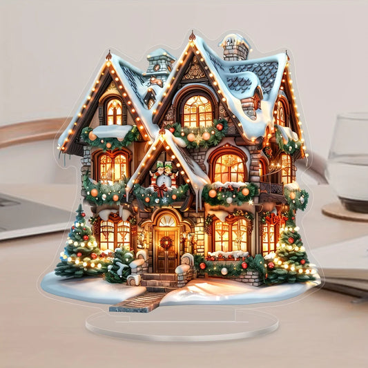 1 pcs 2D Christmas holiday decoration, bohemian style, multifunctional desktop decoration for bedroom, unique gift idea.